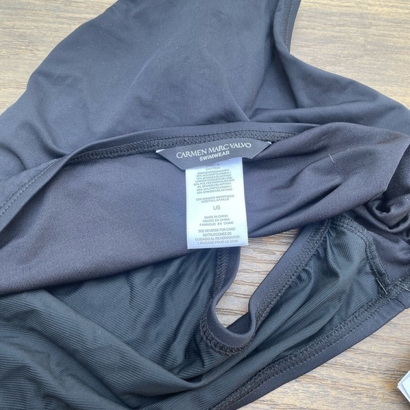 Carmen Marc Valvo
4Twisted Ties High Waist Bikini Swim Bottom L Black slimming - Picture 8 of 9